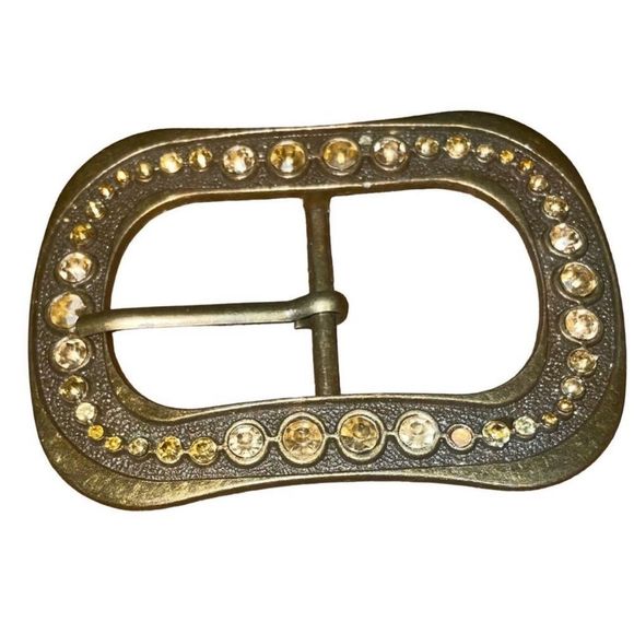 Vintage Rounded Rectangle Belt Buckle - Bid Now = Discounted Shipping - Picture 9 of 9